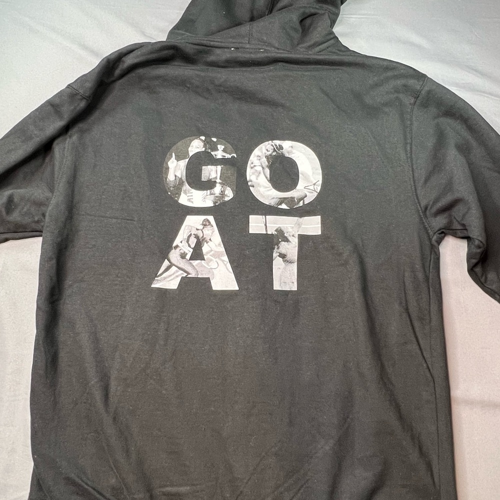 Serena Williams GOAT Collaboration Black Zip-Up Hoodie – Size M